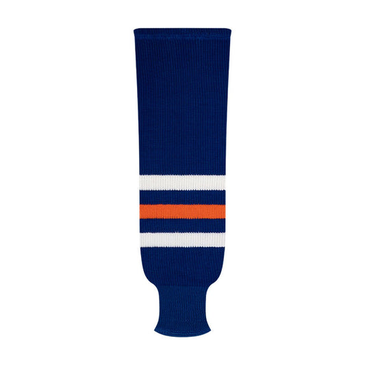 Kobe 9800 Pro Knit Hockey Socks: Edmonton Oilers Royal Blue