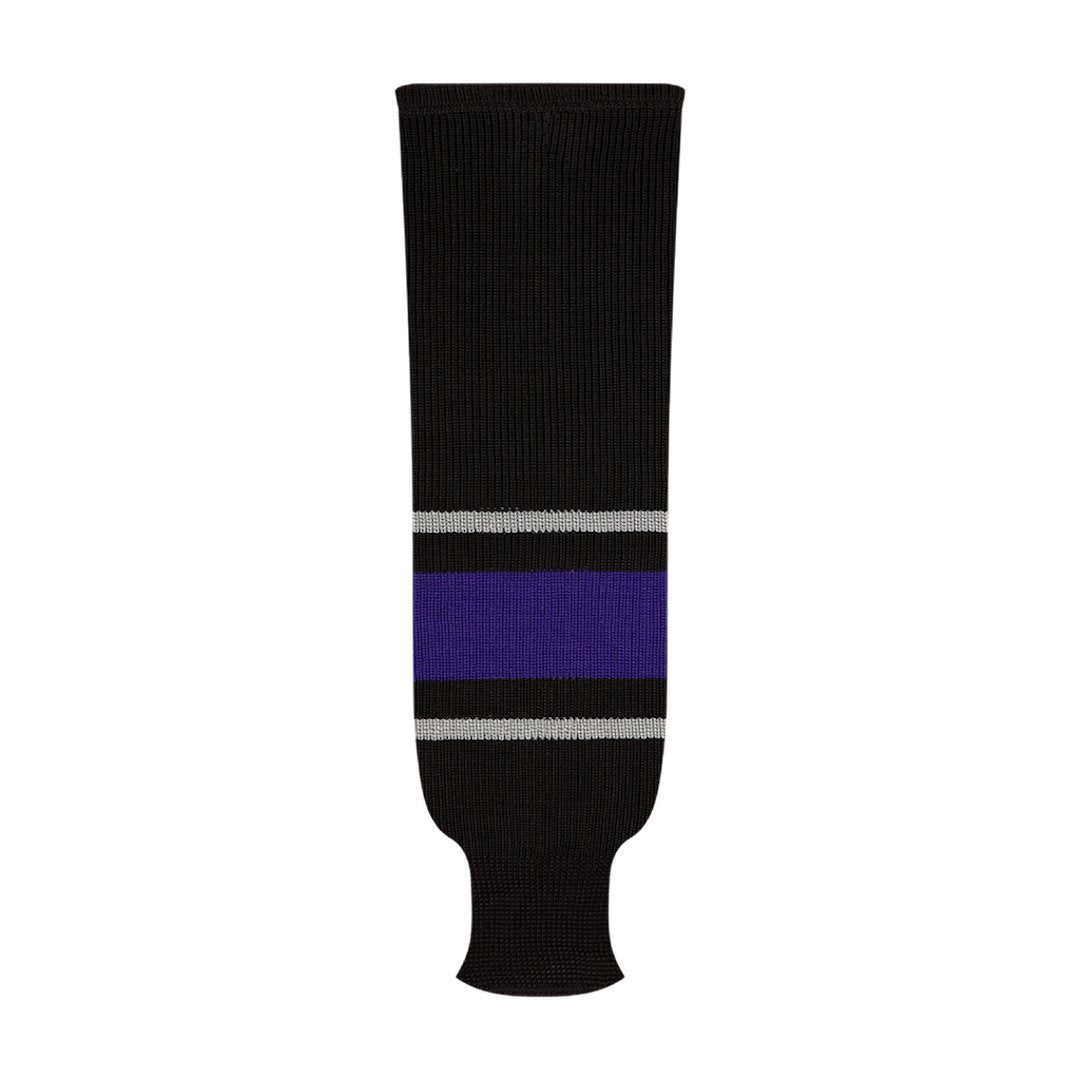 Kobe 9800 Pro Knit Hockey Socks: Los Angeles Kings Black 1998