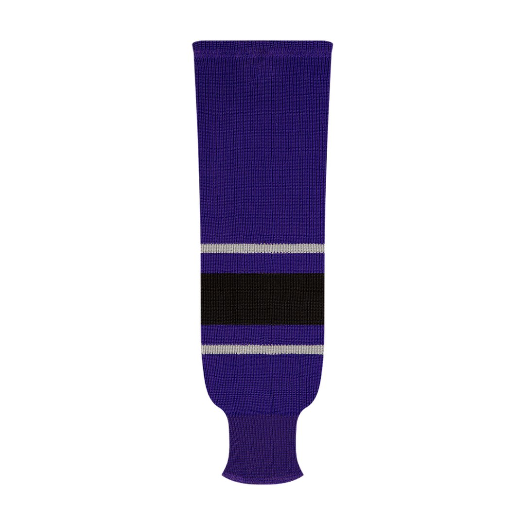 Kobe 9800 Pro Knit Hockey Socks: Los Angeles Kings Purple
