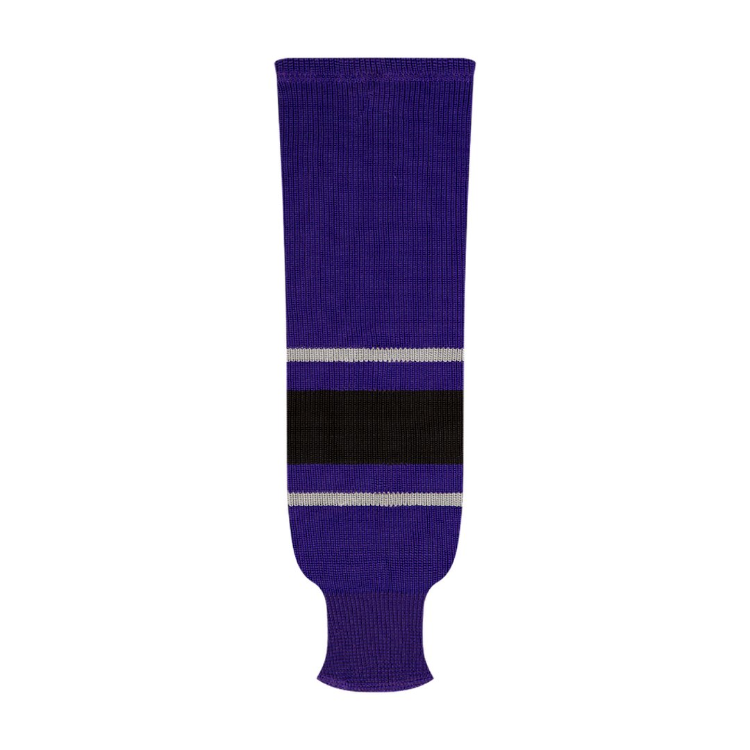 Kobe 9800 Pro Knit Hockey Socks: Los Angeles Kings Purple