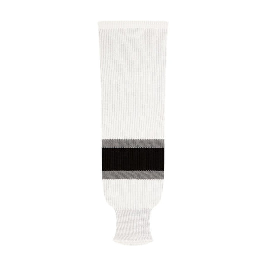 Kobe 9800 Pro Knit Hockey Socks: Los Angeles Kings White