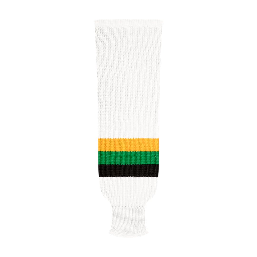 Kobe 9800 Pro Knit Hockey Socks: Minnesota North Stars Kelly White
