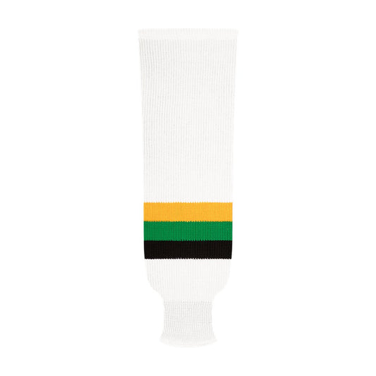 Kobe 9800 Pro Knit Hockey Socks: Minnesota North Stars Kelly White