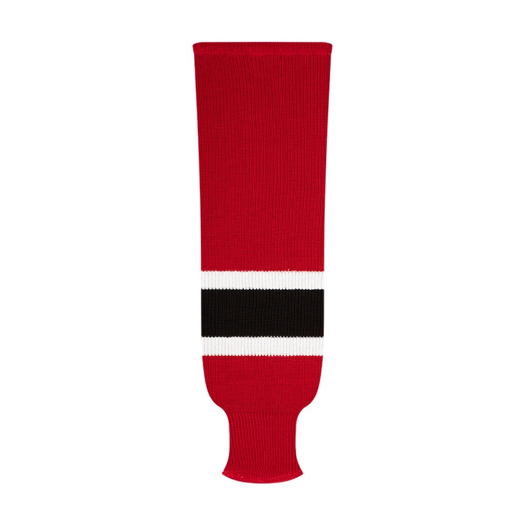 Kobe 9800 Pro Knit Hockey Socks: New Jersey Devils Red