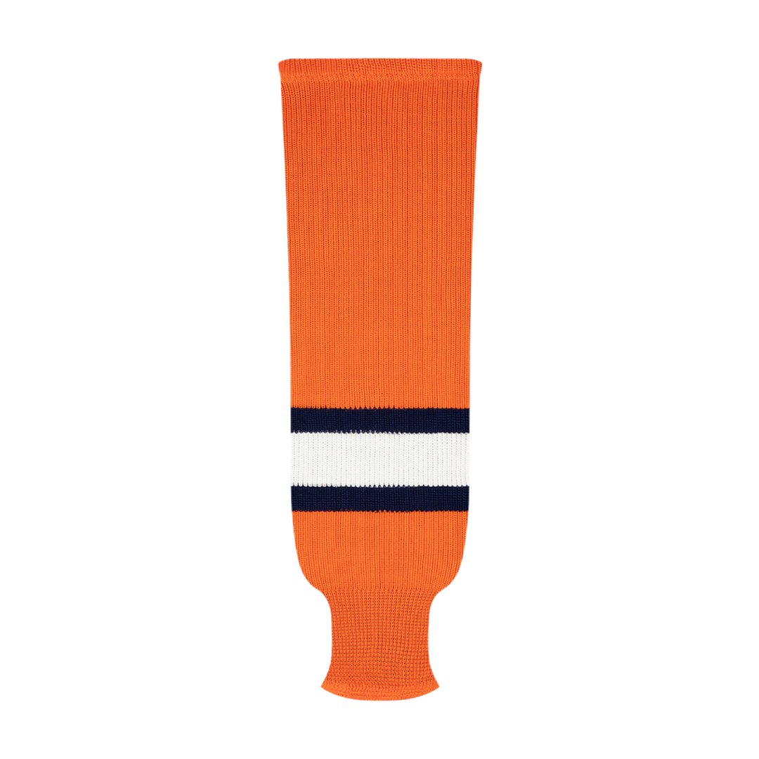 Kobe 9800 Pro Knit Hockey Socks: New York Islanders Orange