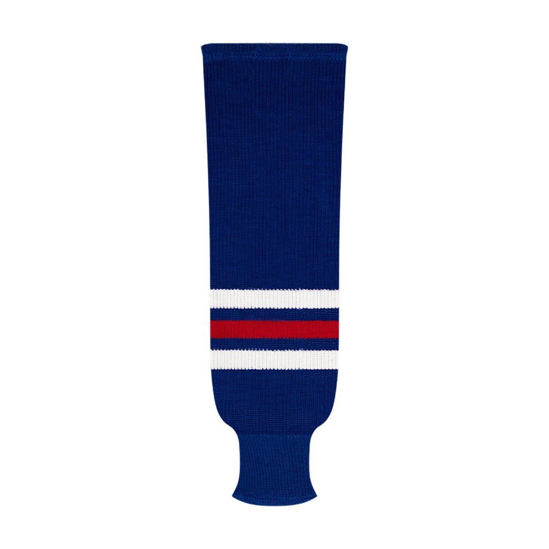 Kobe 9800 Pro Knit Hockey Socks: New York Rangers Royal Blue