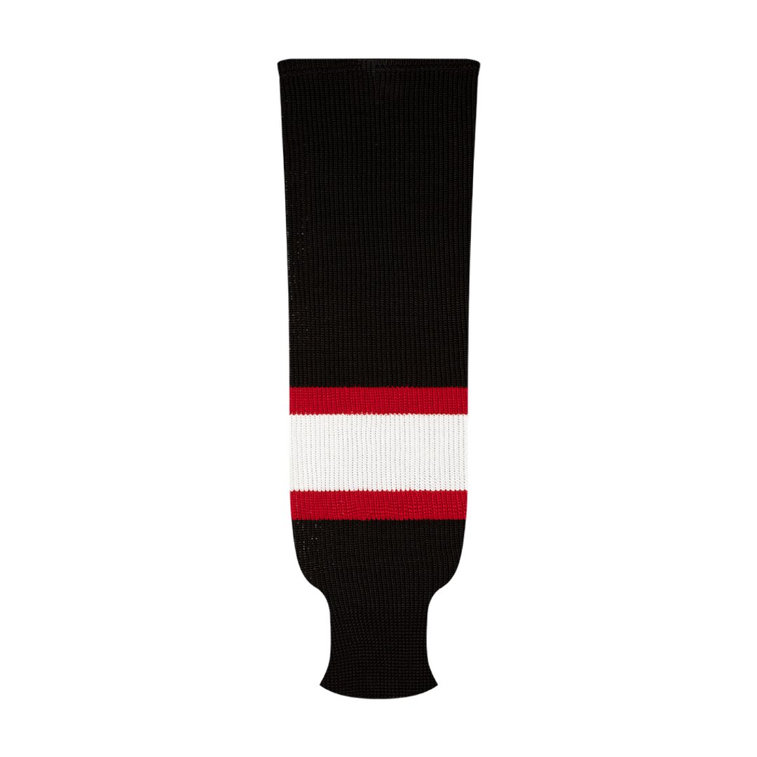 Kobe 9800 Pro Knit Hockey Socks: Ottawa Senators Black