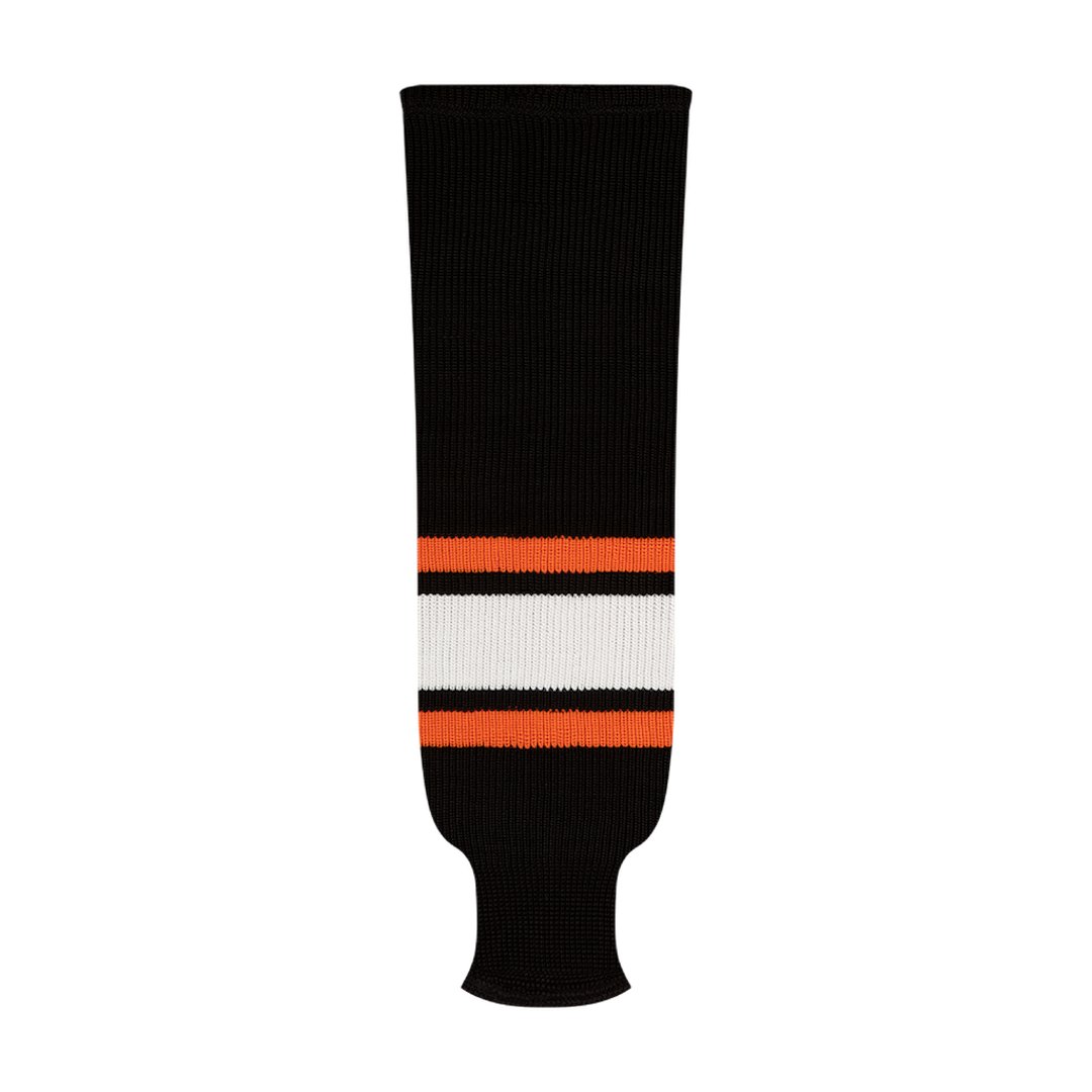 Kobe 9800 Pro Knit Hockey Socks: Philadelphia Flyers Black 2007-2010