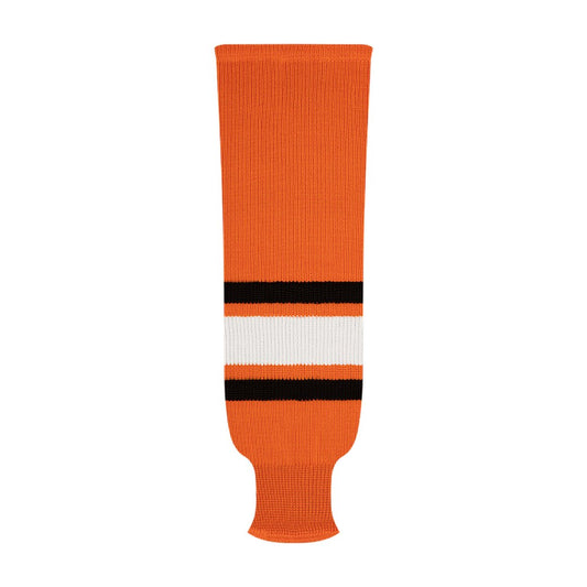 Kobe 9800 Pro Knit Hockey Socks: Philadelphia Flyers Orange 2007-2010