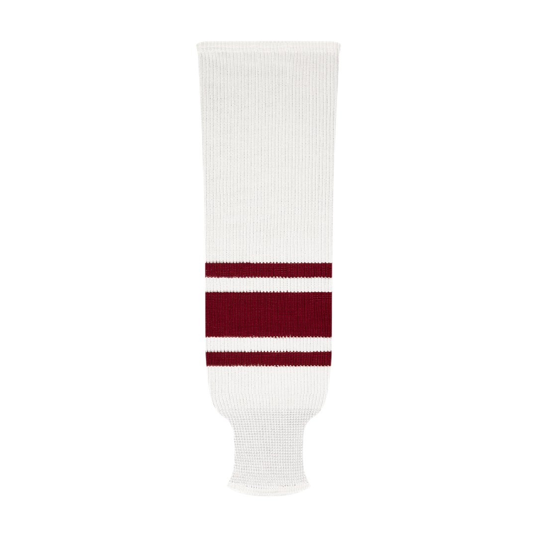 Kobe 9800 Pro Knit Hockey Socks: Phoenix Coyotes White