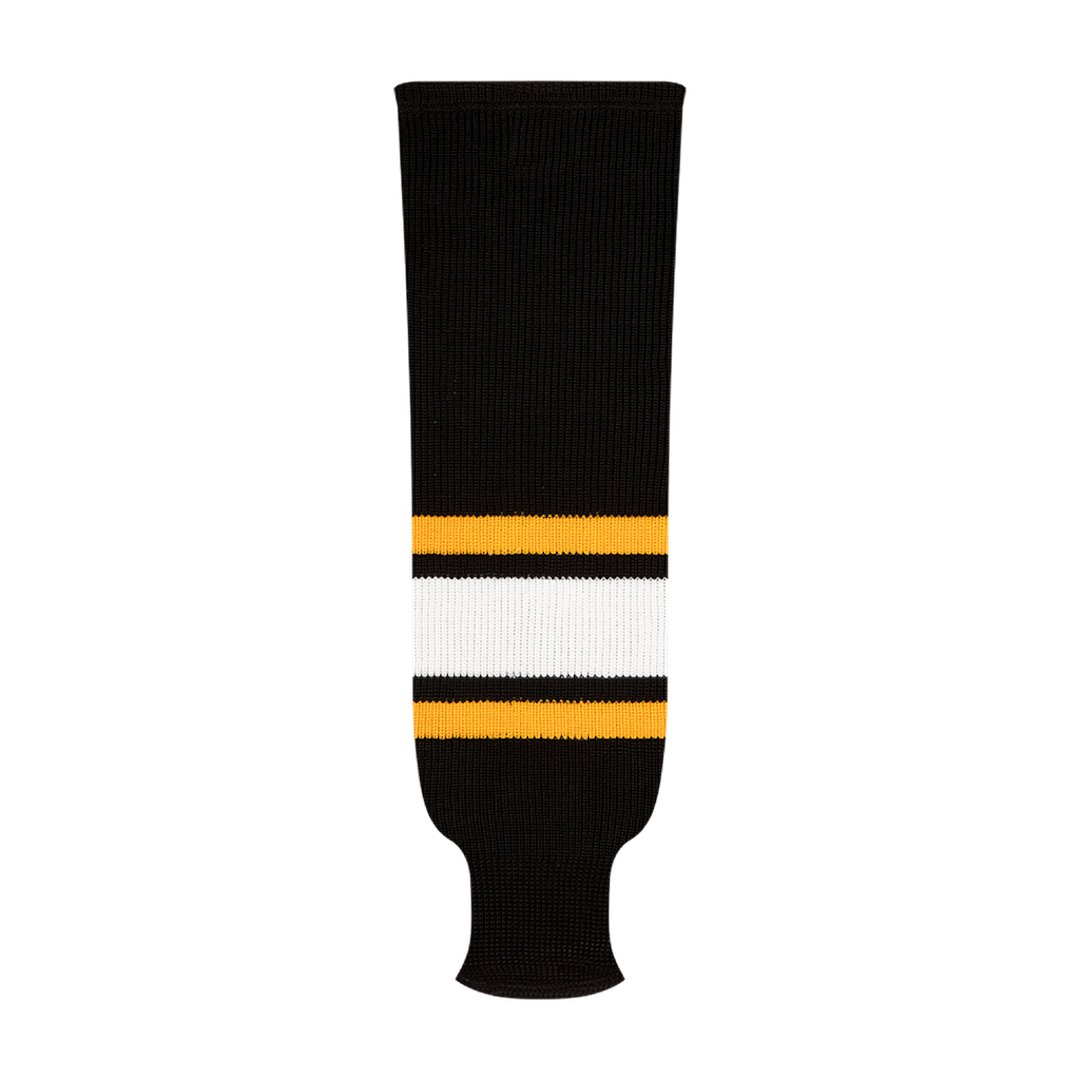 Kobe 9800 Pro Knit Hockey Socks: Pittsburgh Penguins Black