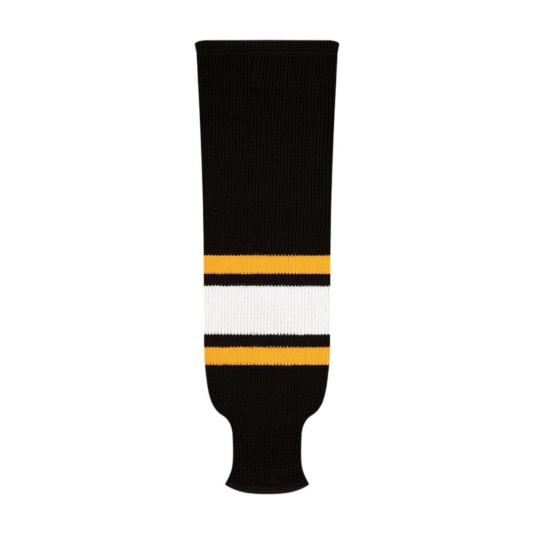 Kobe 9800 Pro Knit Hockey Socks: Pittsburgh Penguins Black