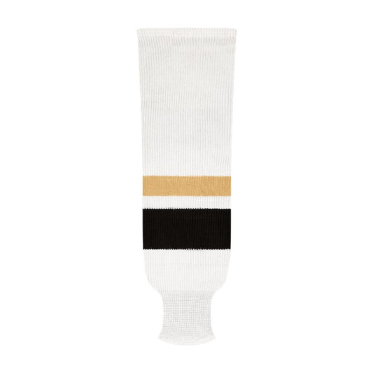 Kobe 9800 Pro Knit Hockey Socks: Pittsburgh Penguins White 2007-2016