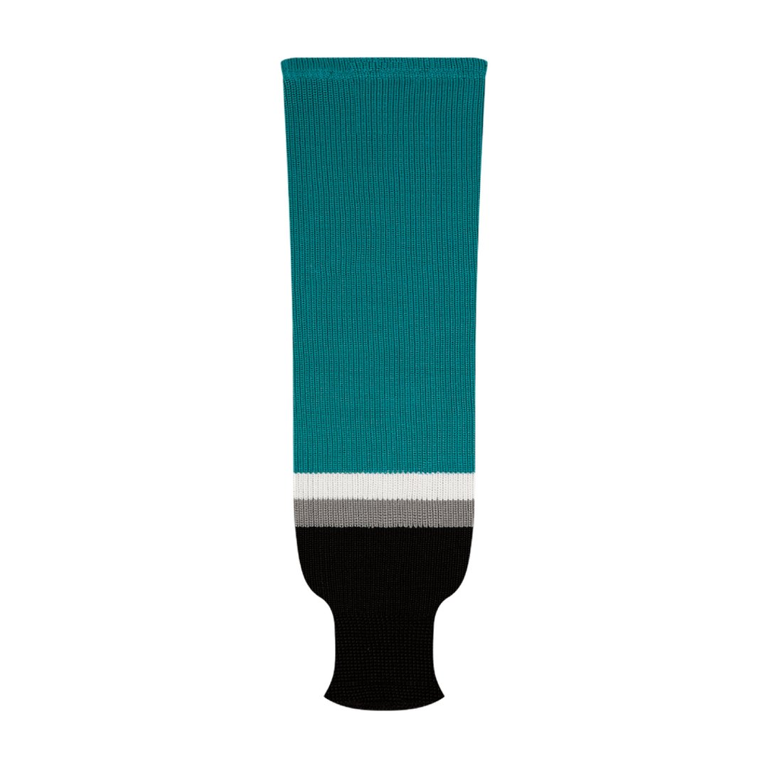 Kobe 9800 Pro Knit Hockey Socks: San Jose Sharks Teal