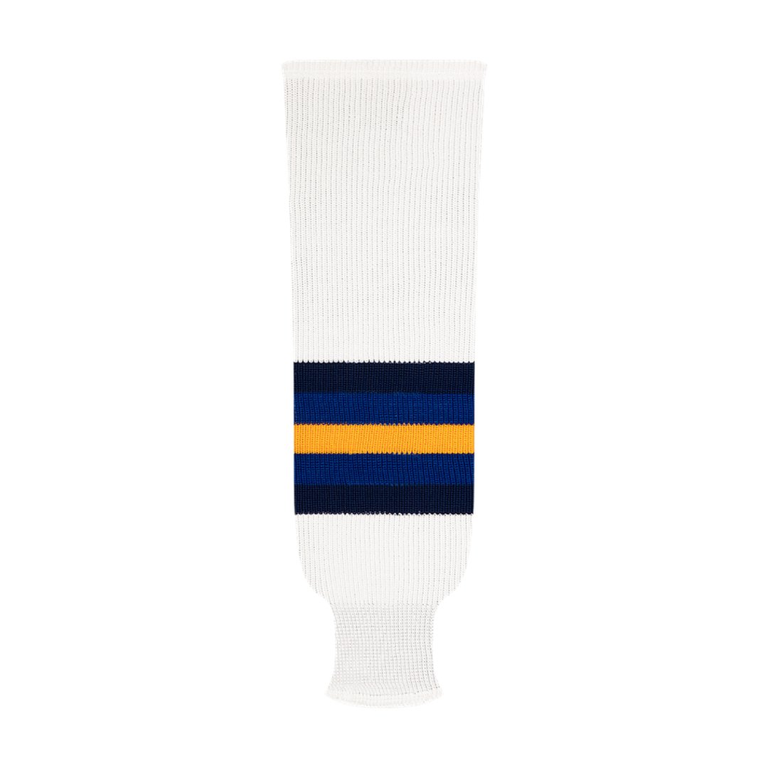 Kobe 9800 Pro Knit Hockey Socks: St. Louis Blues White