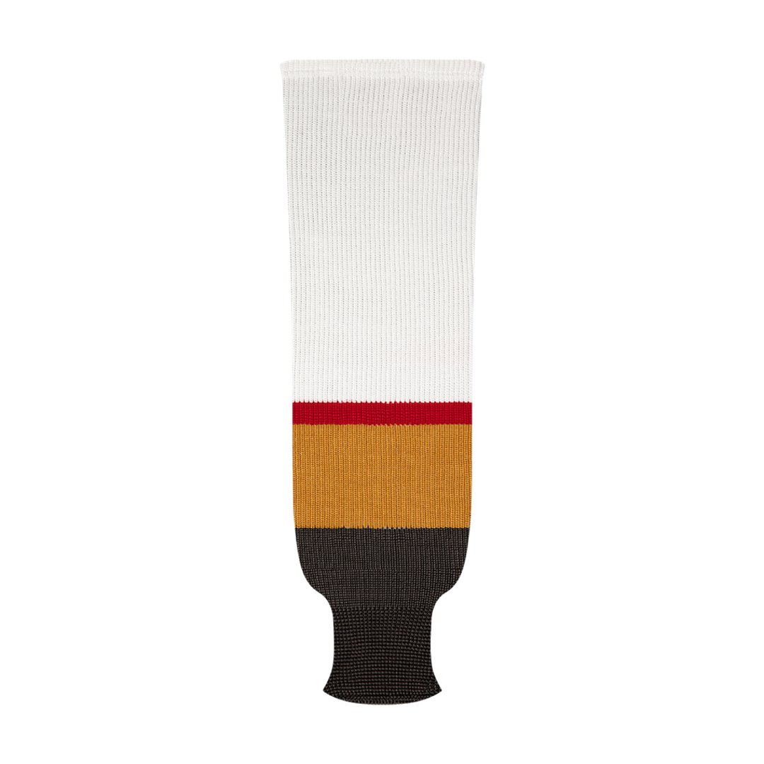 Kobe 9800 Pro Knit Hockey Socks: Vegas Golden Knights White