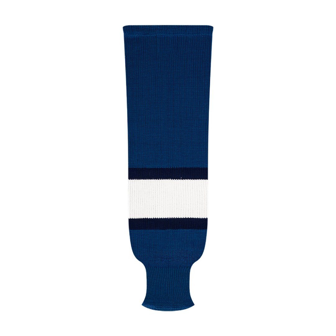 Kobe 9800 Pro Knit Hockey Socks: Winnipeg Jets Blue 3rd Alternate