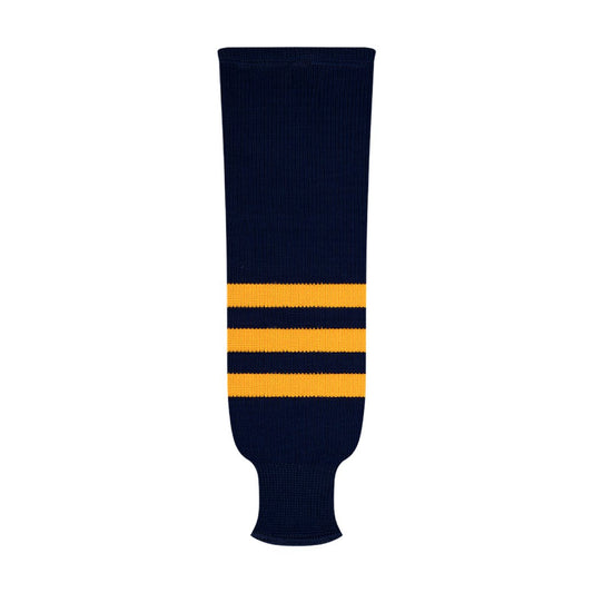 NHL Pattern 9800 Knit Hockey Socks: Michigan Wolverines Navy