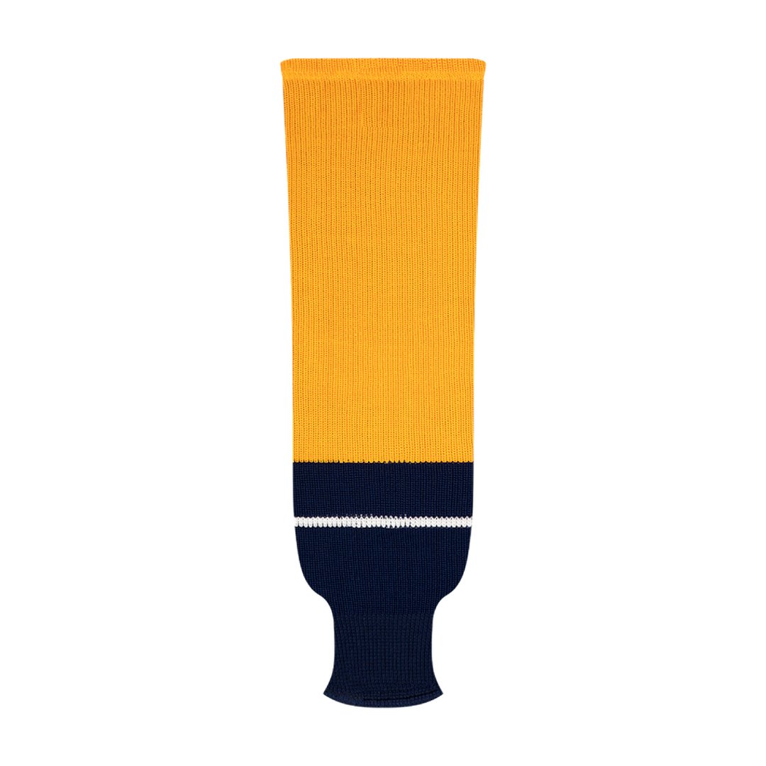 Kobe 9800 Pro Knit Hockey Socks: Nashville Predators Gold 2007-2011