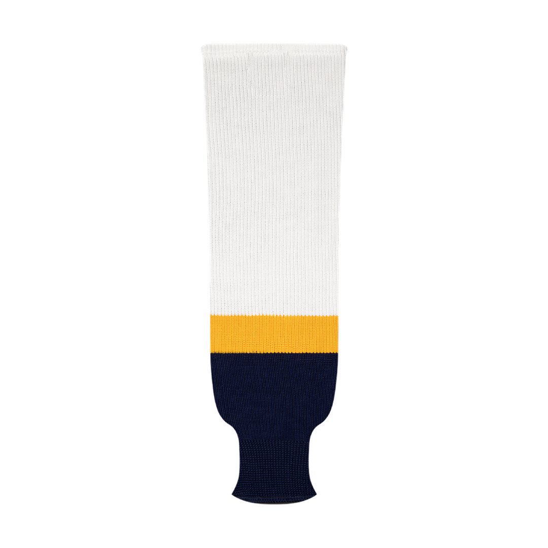 Kobe 9800 Pro Knit Hockey Socks: Nashville Predators White 2007-2011