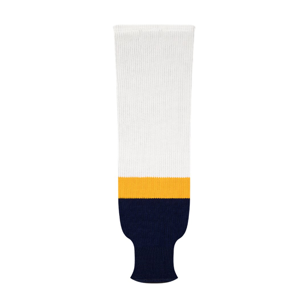 Kobe 9800 Pro Knit Hockey Socks: Nashville Predators White 2007-2011