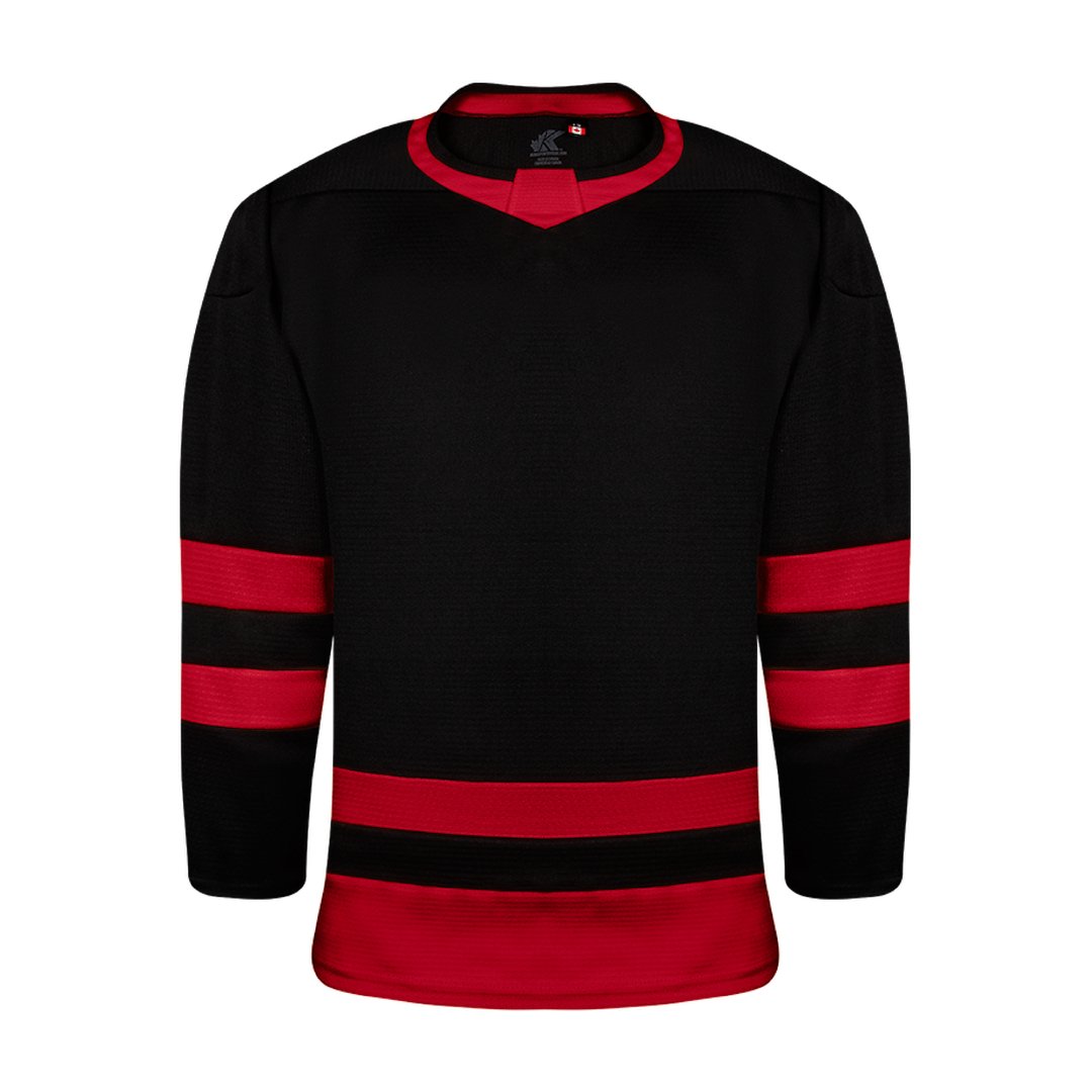Kobe K3GL Premium League Hockey Jersey: Black, Red