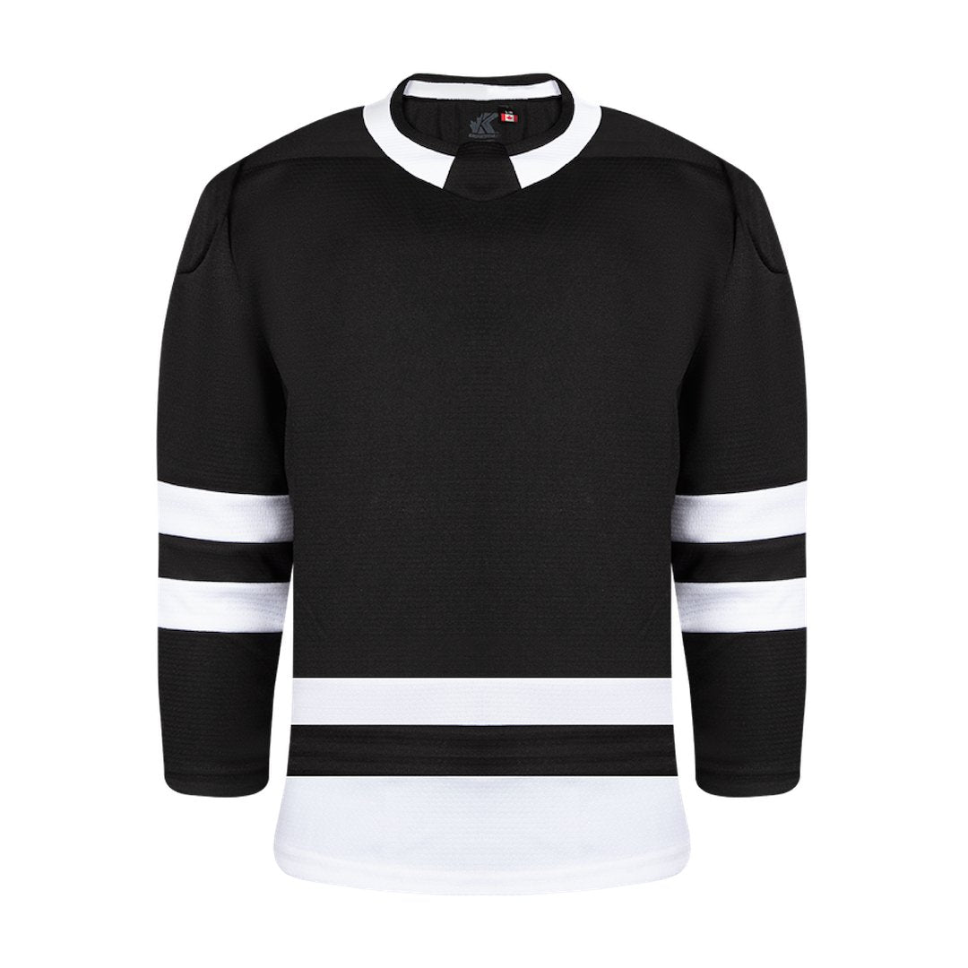 Premium League Hockey Jersey: Black/White