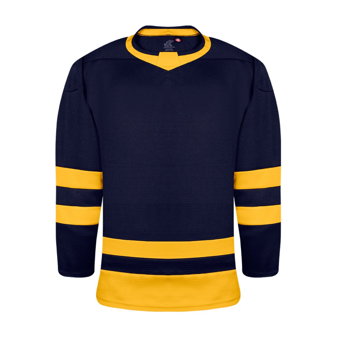 Kobe K3GL Premium League Hockey Jersey: Navy/Gold