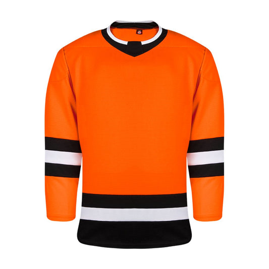 Kobe K3GL Premium League Hockey Jersey: Orange/Black/White