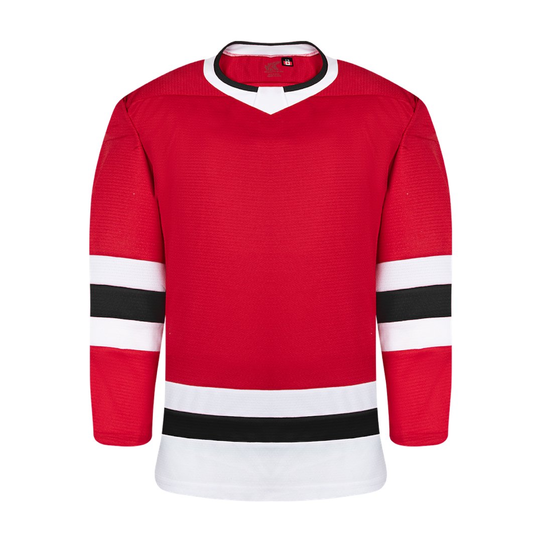 Kobe K3GL Premium League Hockey Jersey: Red/White/Black