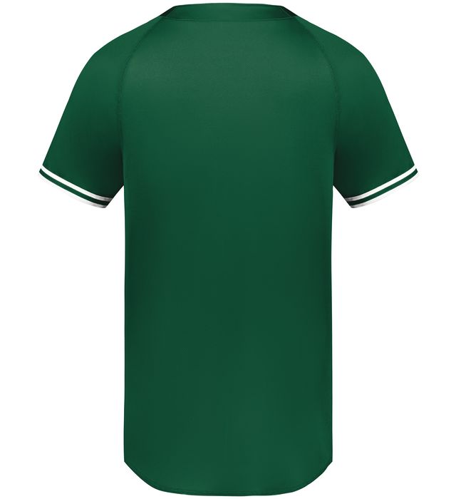 Cutter+ Henley Jersey 6905 Dark Green/White - Quarter view
