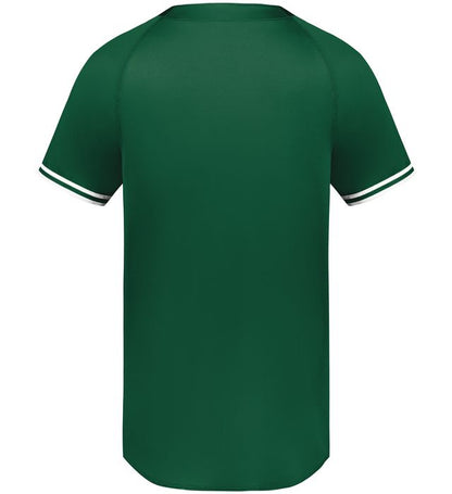 Cutter+ Henley Jersey 6905 Dark Green/White - Quarter view