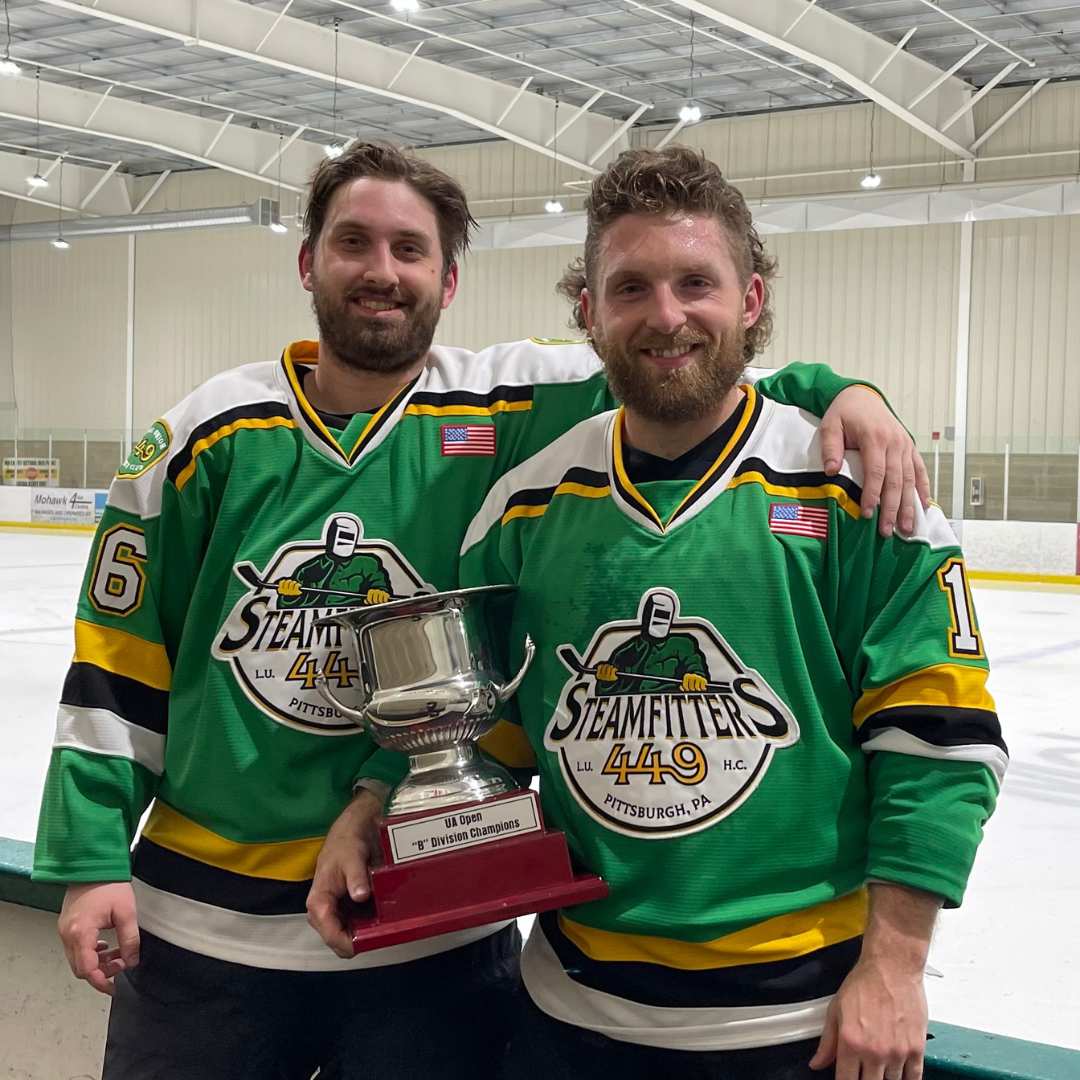 Custom Embroidered Hockey Jerseys Customer Photo