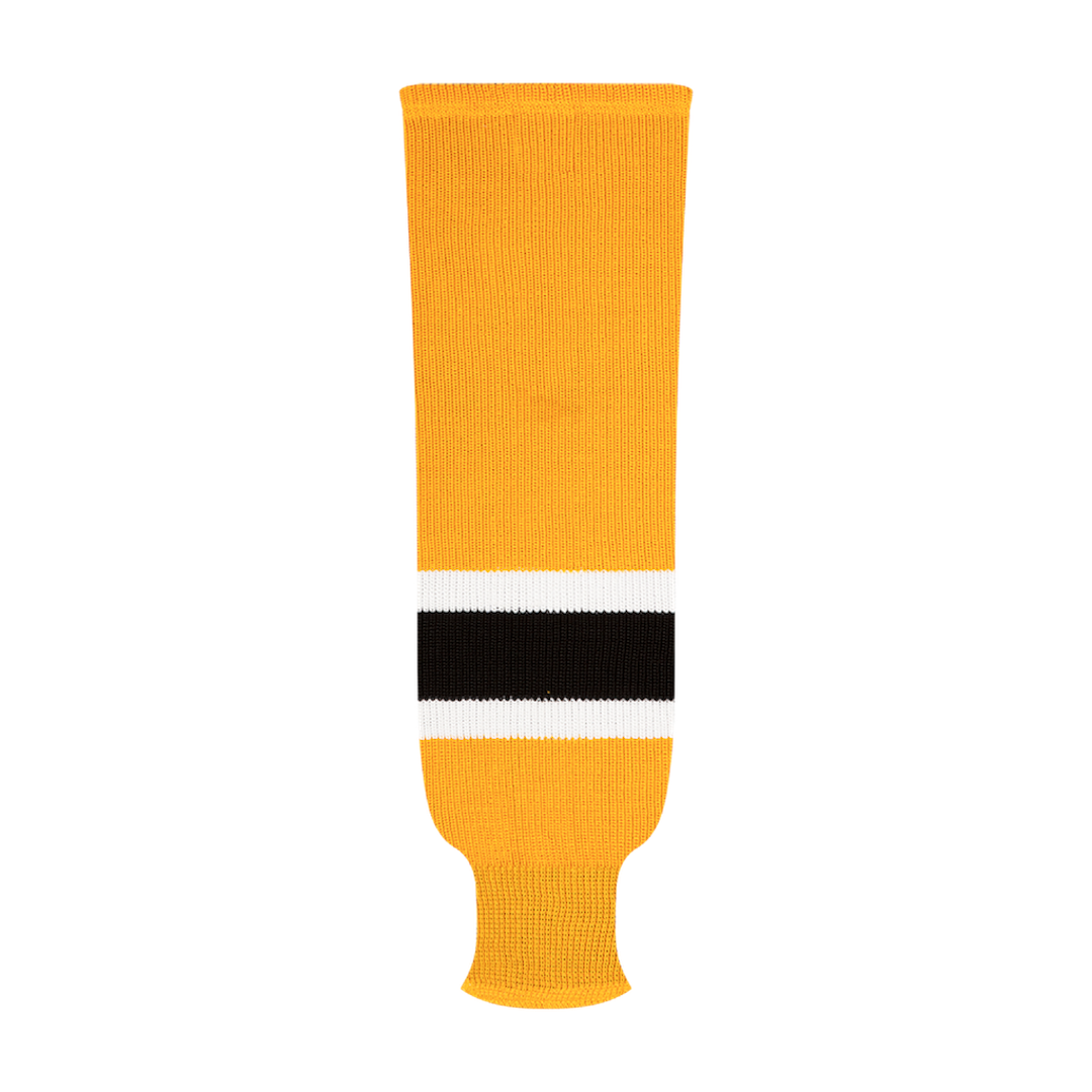 Kobe 9800 Pro Knit Hockey Socks: Boston Bruins Gold
