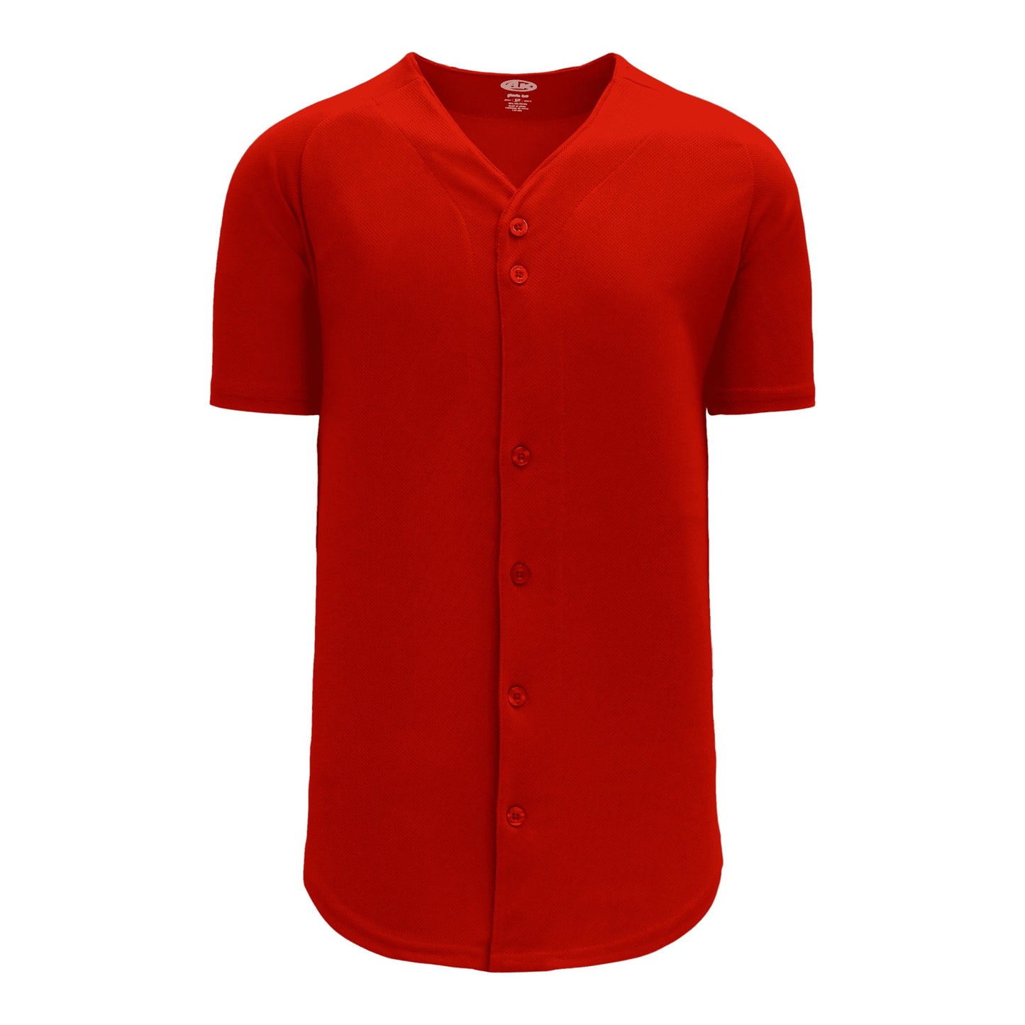 Full Button Baseball Jerseys: Solid Colours, Women's Cut