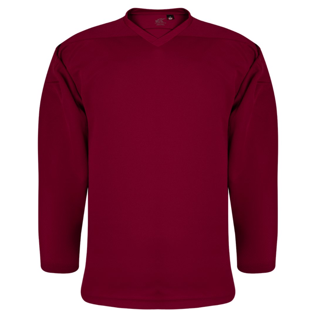 Basic Hockey Practice Jersey: Maroon - Main Image