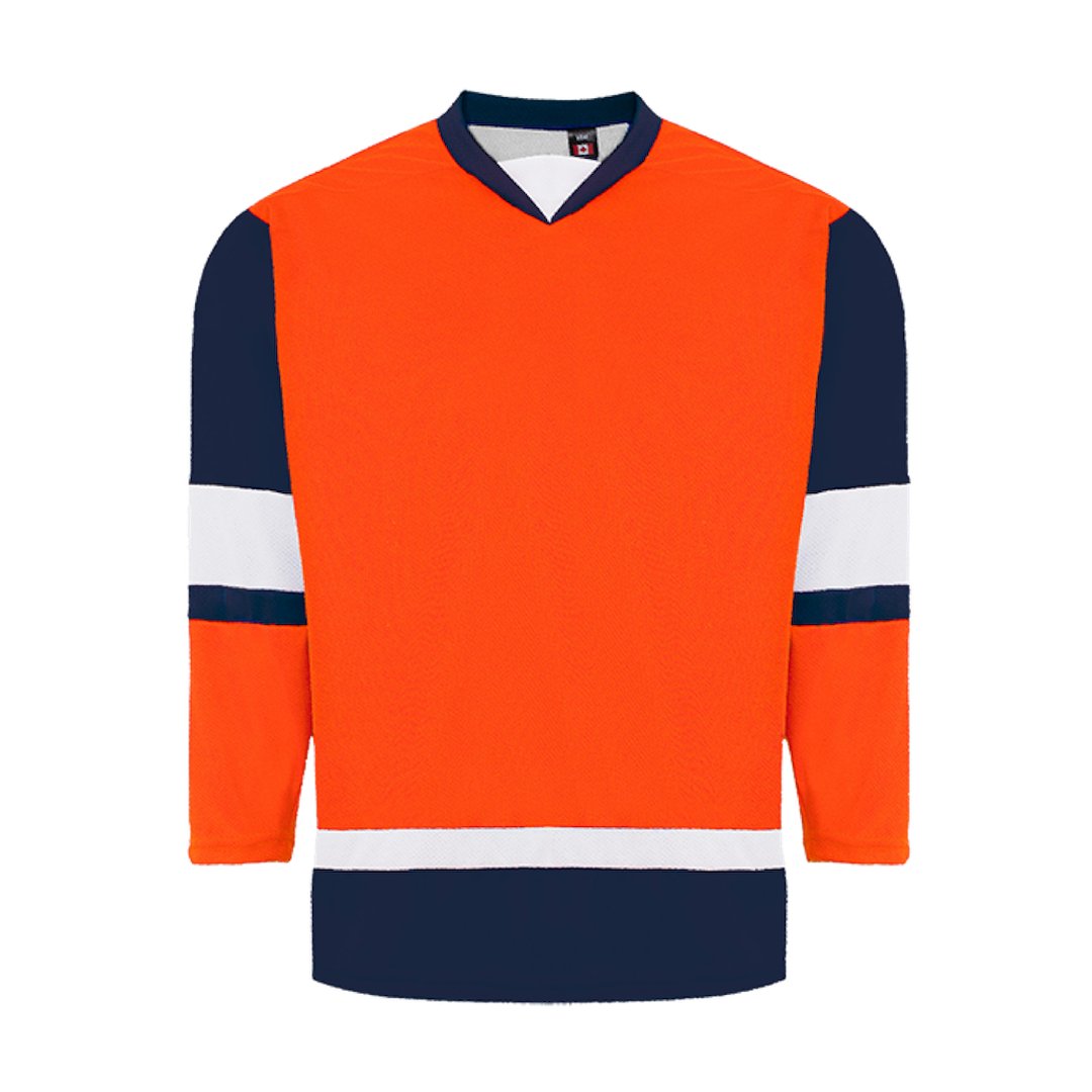 Kobe 5200 House League Hockey Jersey: Orange, Navy, White