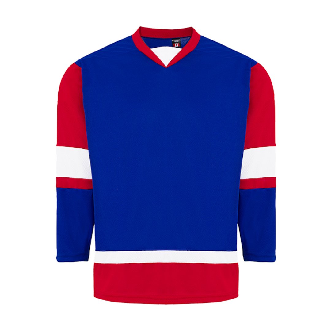 House League Hockey Jersey 2 (5200): Royal Blue/Red/White