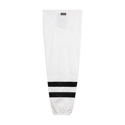 NHL Pattern K3G Pro Hockey Socks: White Black