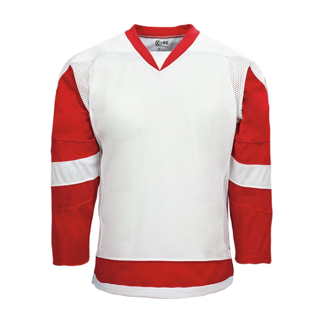 Kobe K3G Pro Hockey Jersey: Detroit Red Wings White