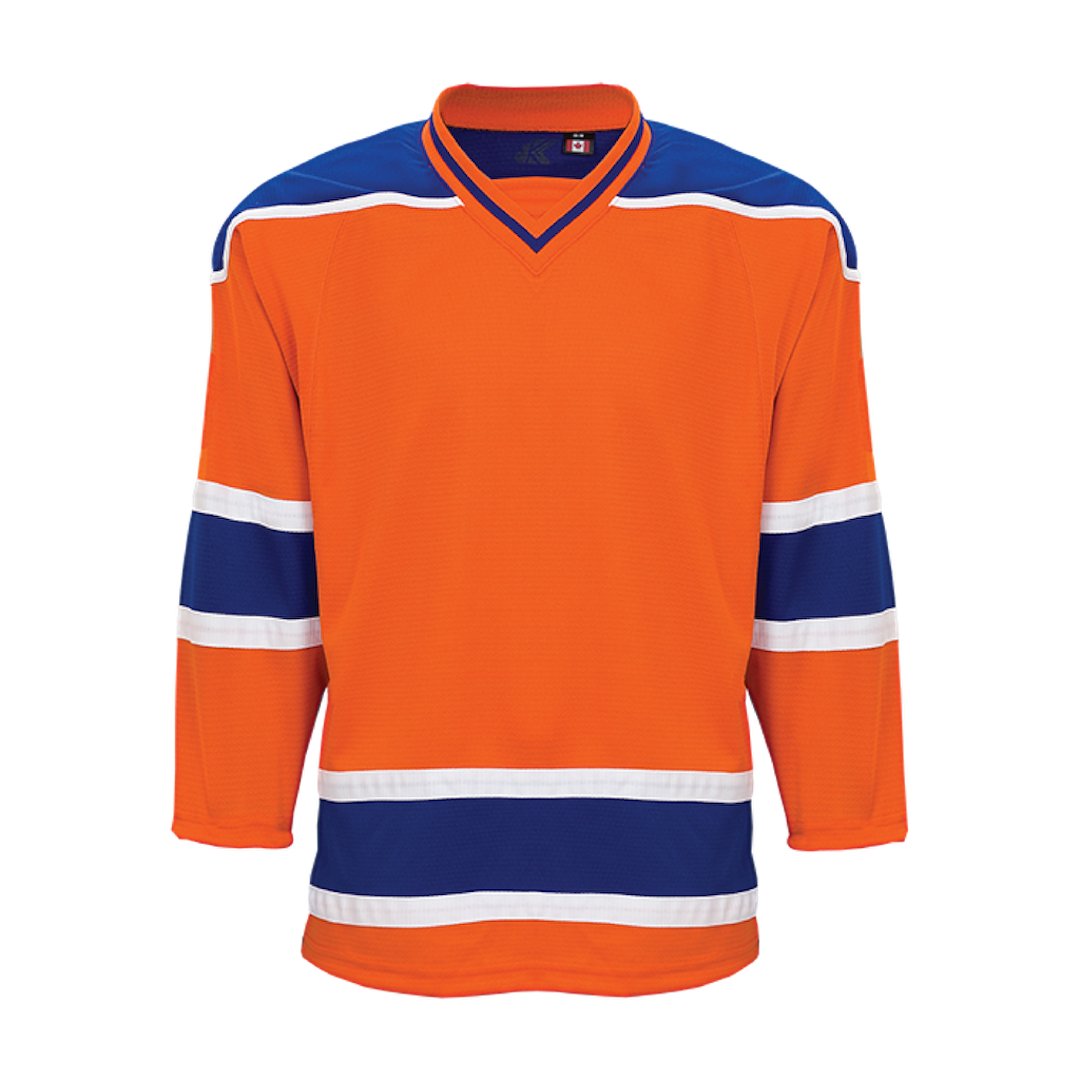 NHL Pattern K3G Pro Hockey Jersey: Edmonton Oilers Orange ...
