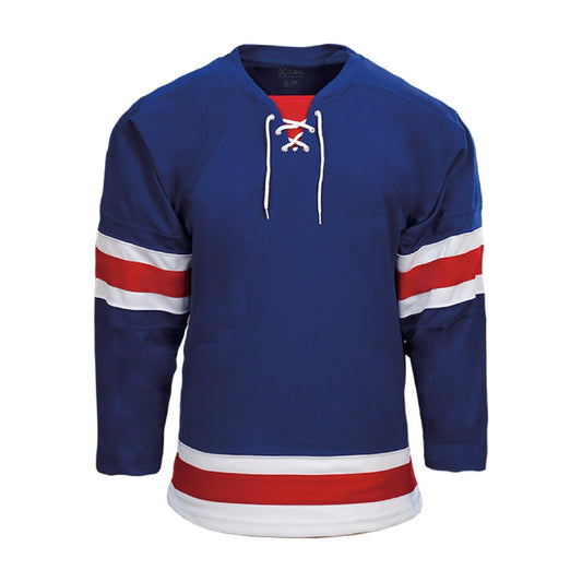 NHL Pattern K3G Pro Hockey Jersey: New York Rangers Royal Blue