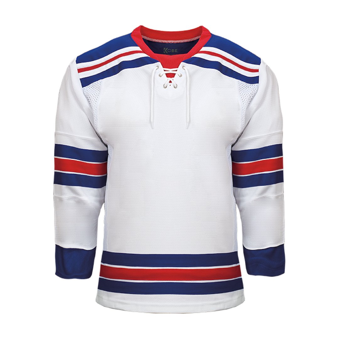 NHL Pattern K3G Pro Hockey Jersey: New York Rangers White