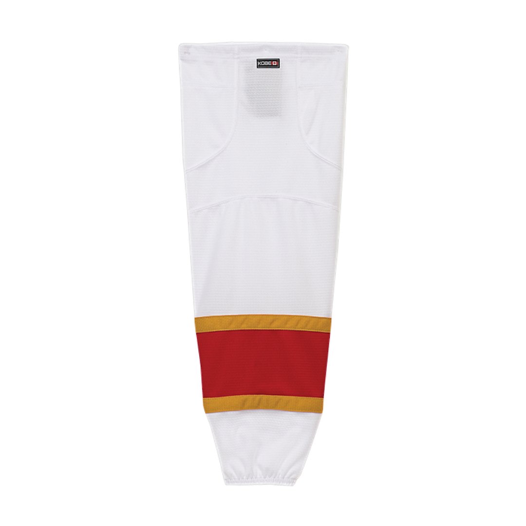 Kobe K3G Pro Mesh Hockey Socks: Florida Panthers White