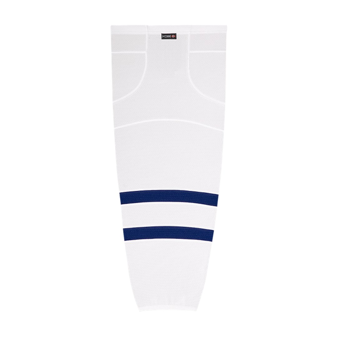 Kobe K3G Pro Mesh Hockey Socks: Toronto Maple Leafs White 2