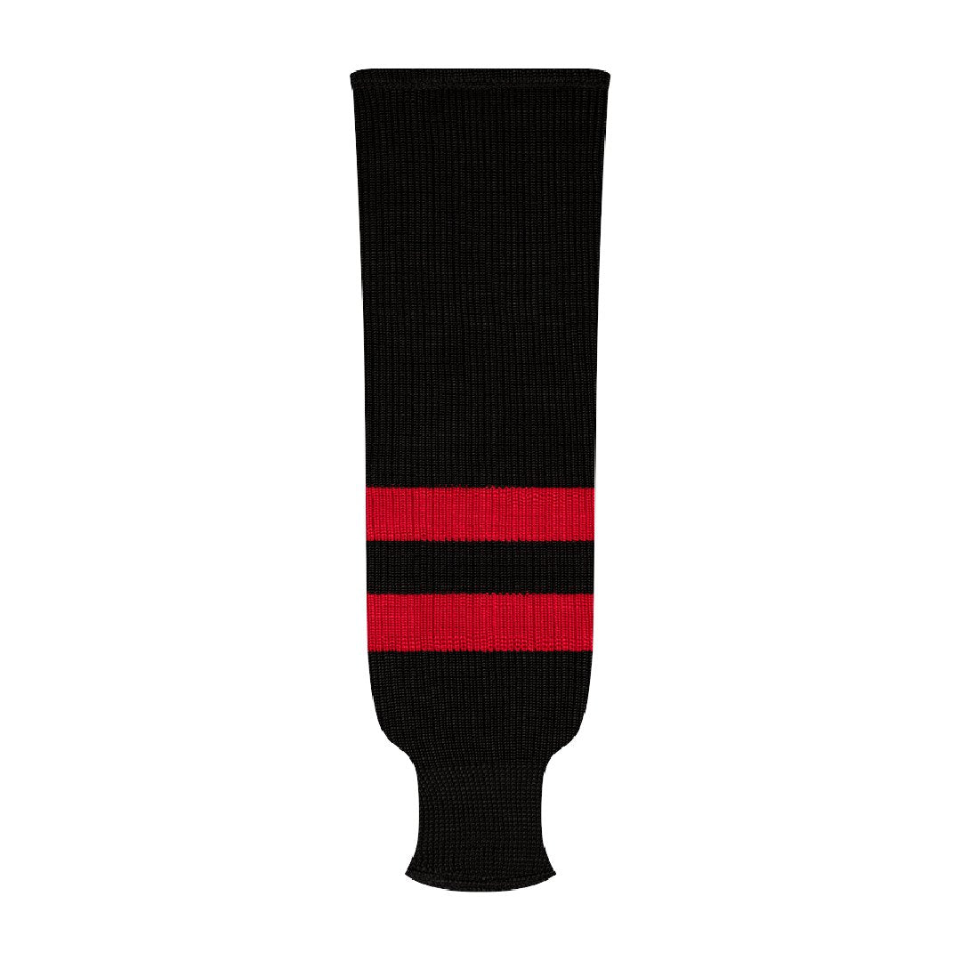 NHL Pattern 9800 Knit Hockey Socks: Ottawa Black