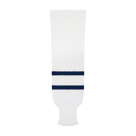 NHL Pattern 9800 Knit Hockey Socks: Toronto White