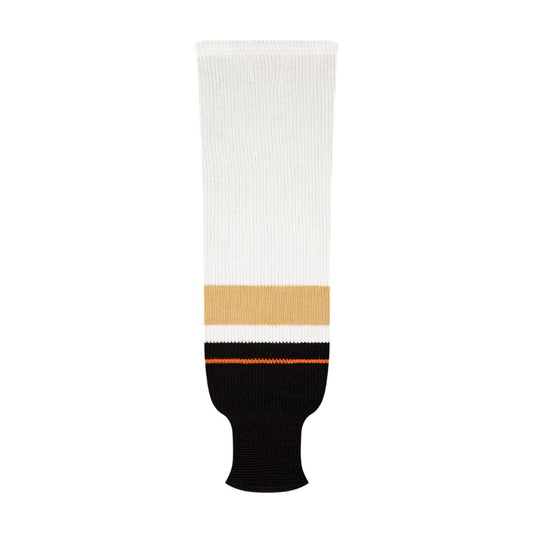 Kobe 9800 Pro Knit Hockey Socks: Anaheim Ducks White