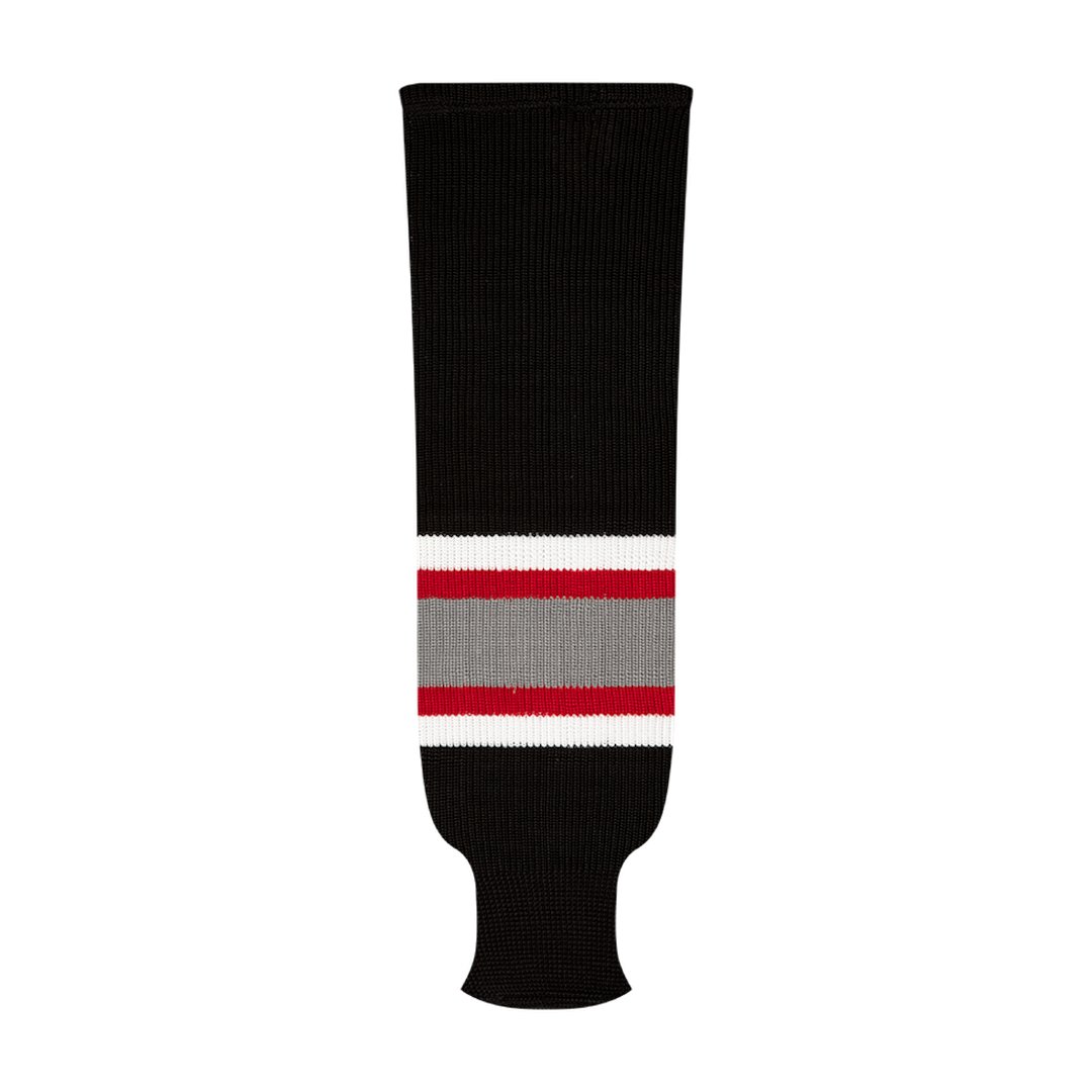 Kobe 9800 Pro Knit Hockey Socks: Buffalo Sabres Black
