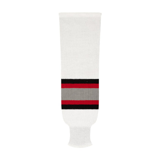 Kobe 9800 Pro Knit Hockey Socks: Buffalo Sabres Red/White